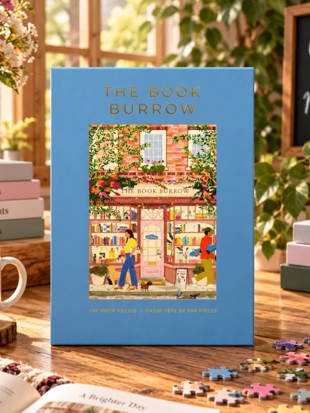 Hobbry The Book Burrow 500 Piece Jigsaw Puzzle